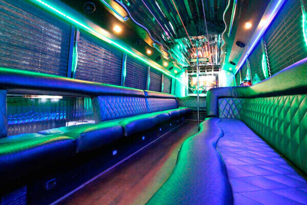Party bus hardwood floors